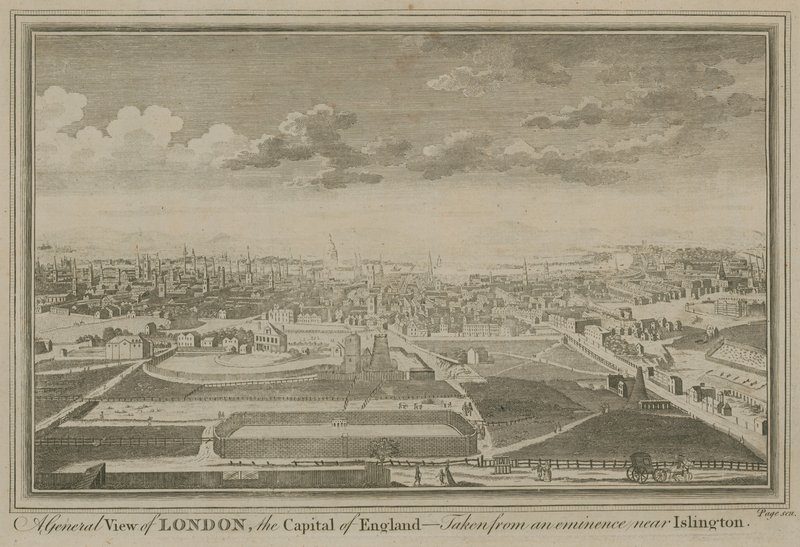 Vista generale di Londra, la capitale dell