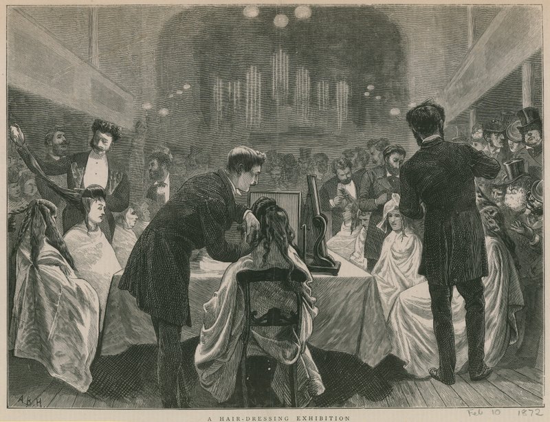 Una mostra di acconciature da English School