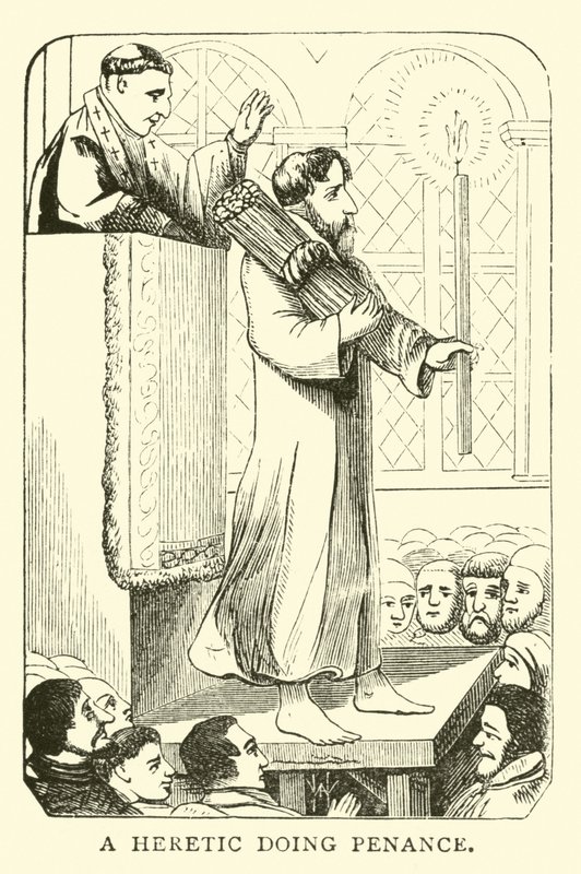 Un eretico fa penitenza da English School