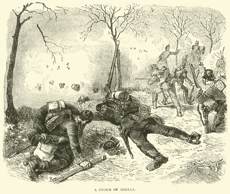Una tempesta di proiettili, gennaio 1871 da English School