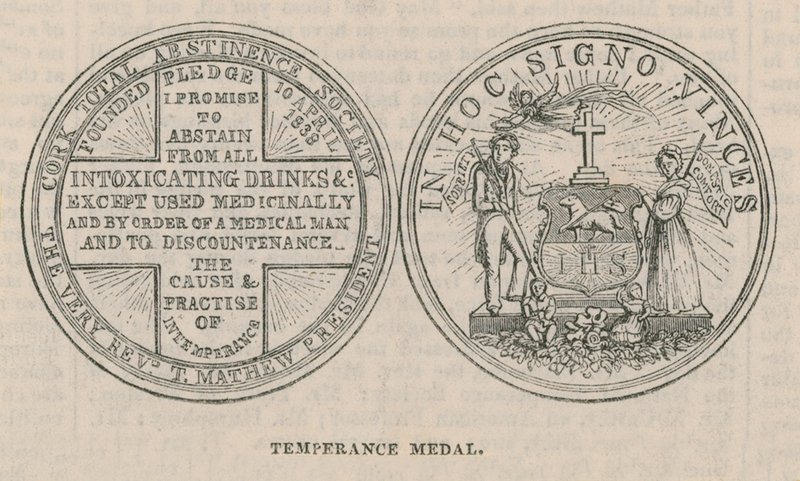 Una medaglia della temperanza da English School