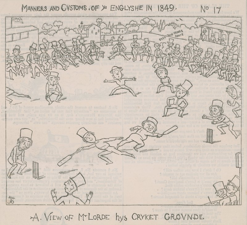 Una vista di Mr Lord - il suo campo di cricket da English School
