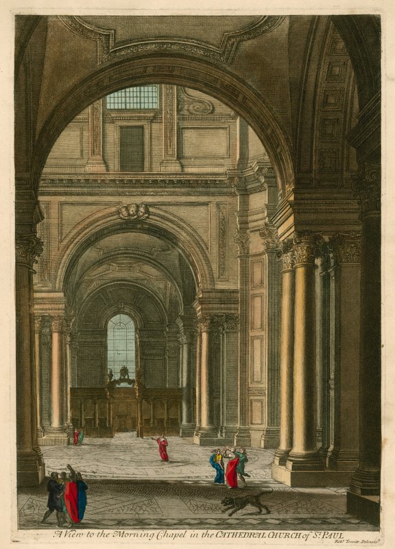 Veduta della Cappella del Mattino nella Chiesa Cattedrale di St Paul, Londra da English School
