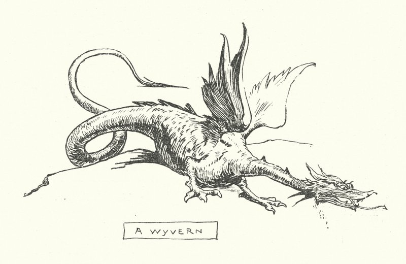 Un wyvern da English School