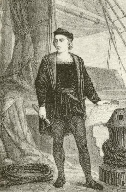 Un giovane Cristoforo Colombo (1451-1506), esploratore genovese da English School