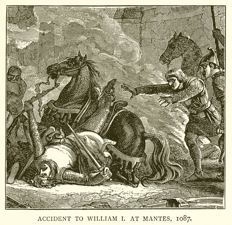 Incidente a Guglielmo I a Mantes, 1087 da English School