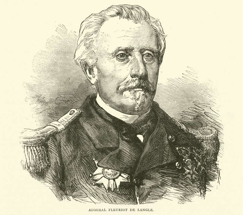 Ammiraglio Fleuriot de Langle, novembre 1870 da English School
