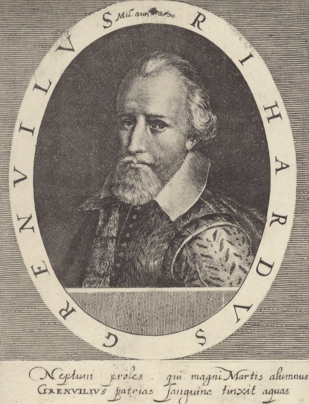 Ammiraglio Sir Richard Grenville da English School