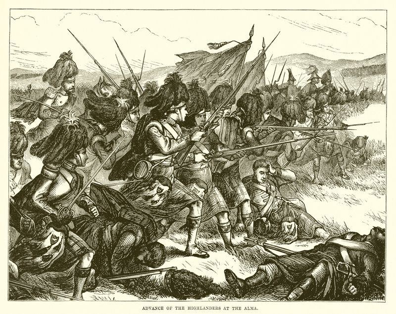 Avanzata degli Highlanders all