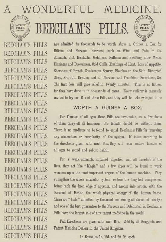 Pubblicità, Beecham