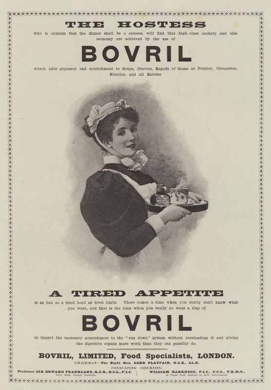Pubblicità, Bovril (incisione) da English School