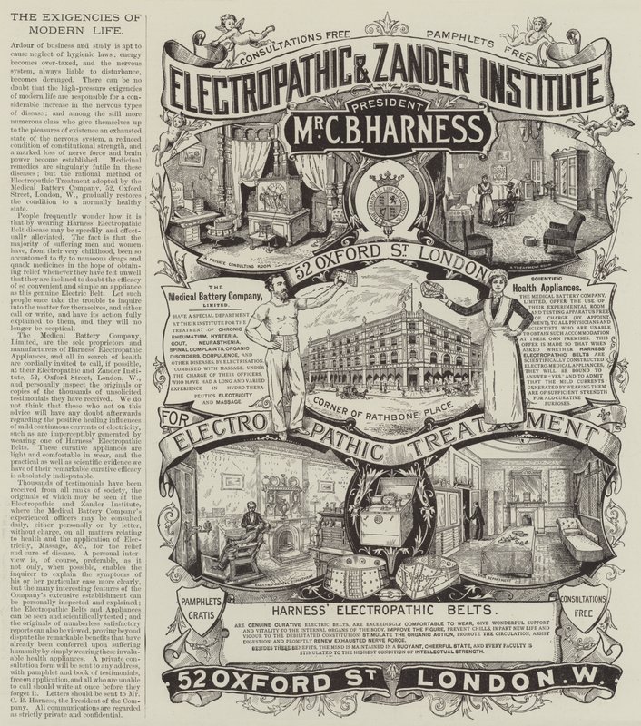 Pubblicità, The Medical Battery Company da English School