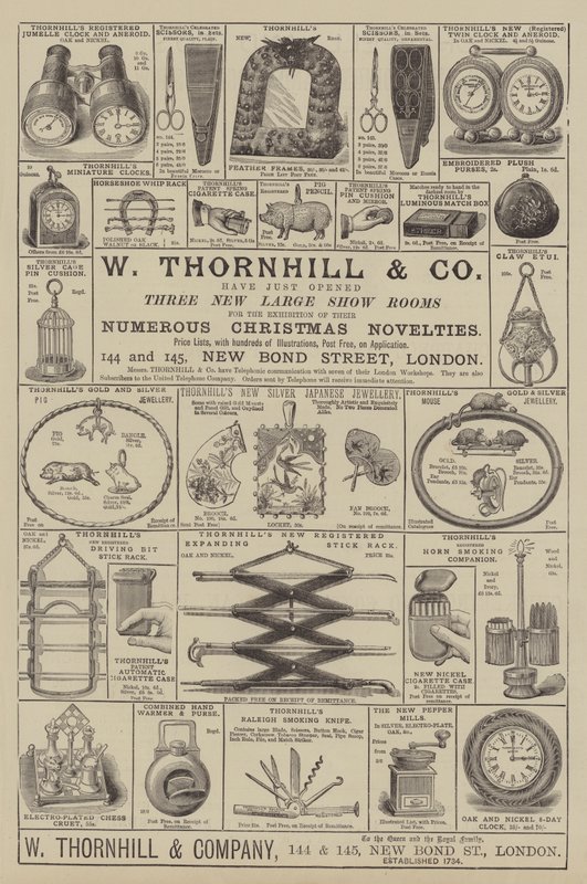 Pubblicità, W Thornhill and Company da English School