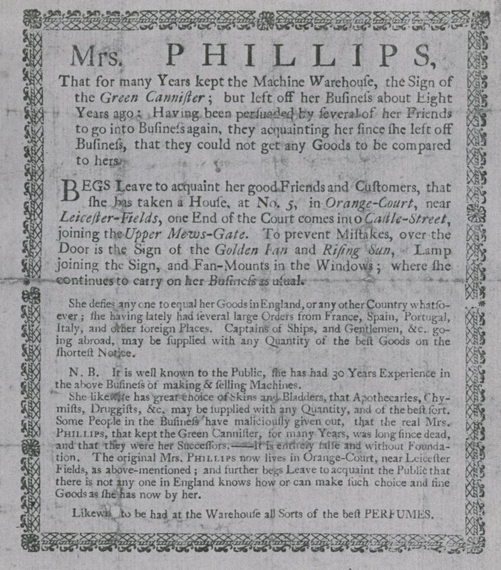 Pubblicità per Mrs Phillips da English School