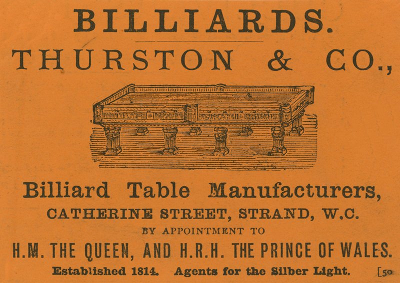 Pubblicità per Thurston & Co da English School