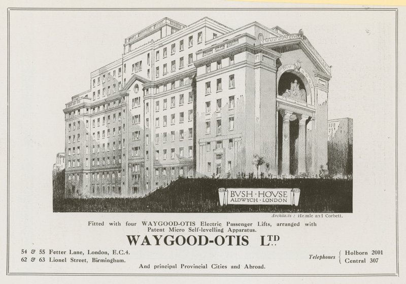 Pubblicità per Waygood-Otis Limited da English School