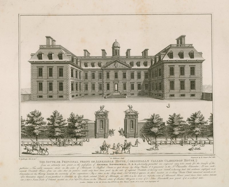 Casa Albemarle (originariamente chiamata Clarendon House) da English School