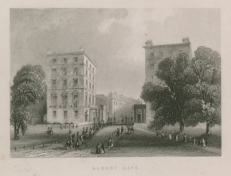 Albert Gate, Kensington Park, Londra da English School