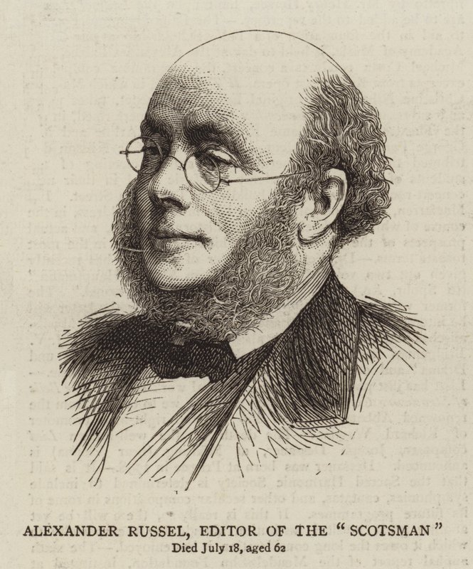 Alexander Russel, editore di The "Scotsman" da English School