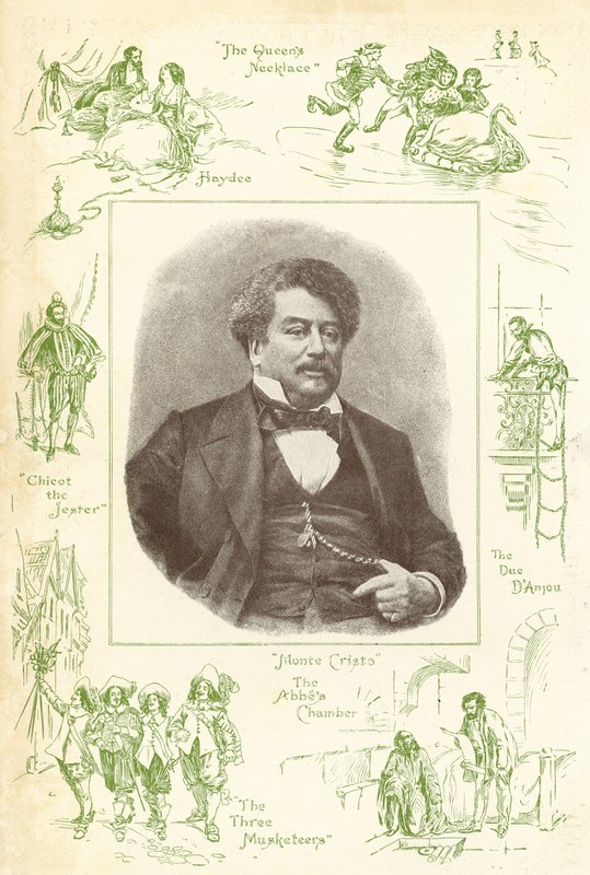 Alexandre Dumas, autore de Il conte di Montecristo da English School