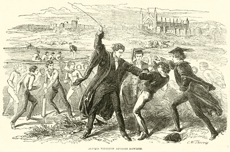 Alfred Wharton attacca Dawlish da English School