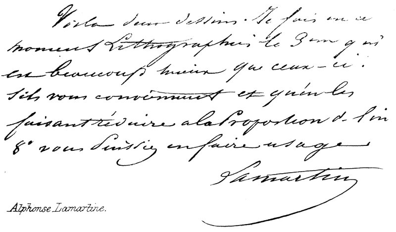 Alphonse Lamartine da English School