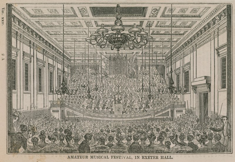 Festival musicale amatoriale a Exeter Hall da English School