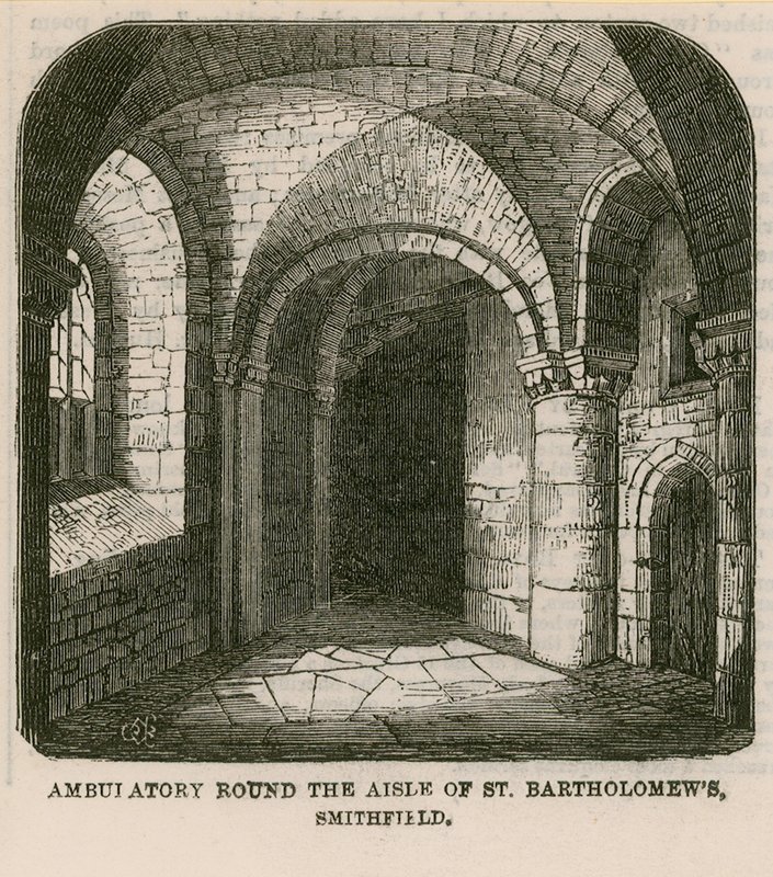 Deambulatorio intorno alla navata di San Bartolomeo da English School