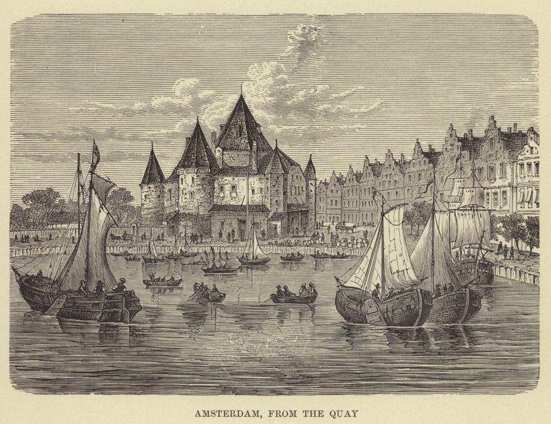 Amsterdam, dal molo da English School
