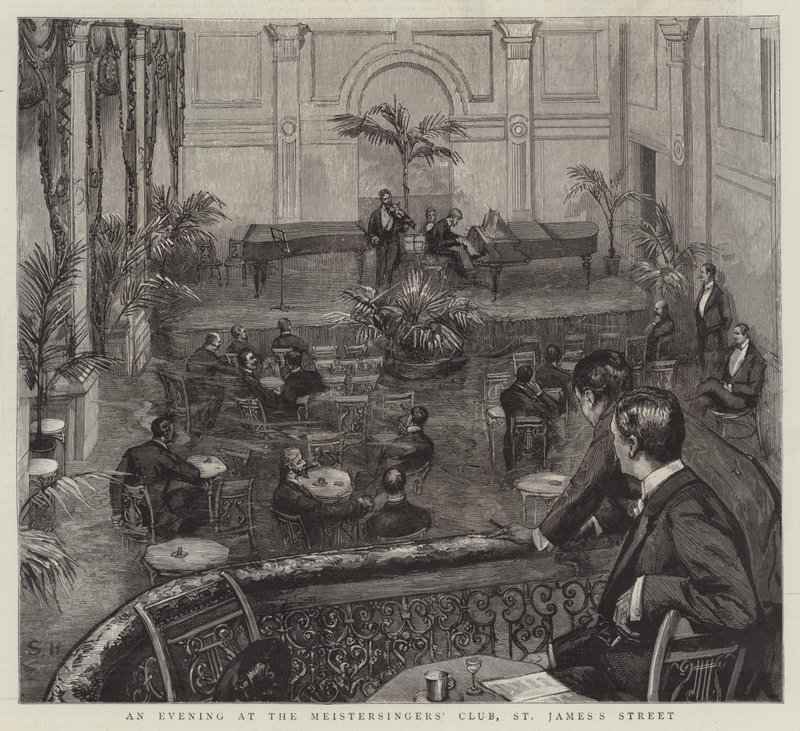Una serata al club dei Meistersingers, St James
