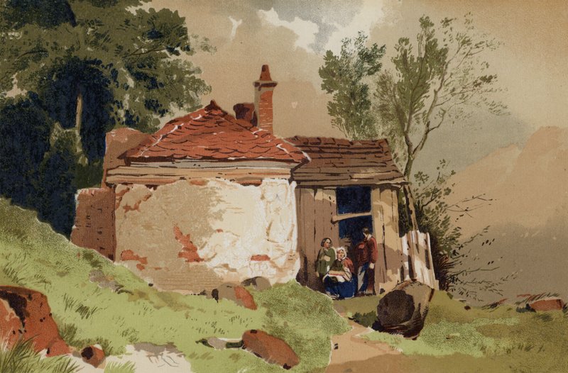 Una vecchia capanna da English School