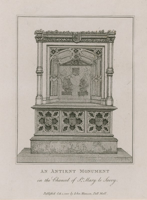 Un antico monumento nel presbiterio di Santa Maria le Savoy da English School