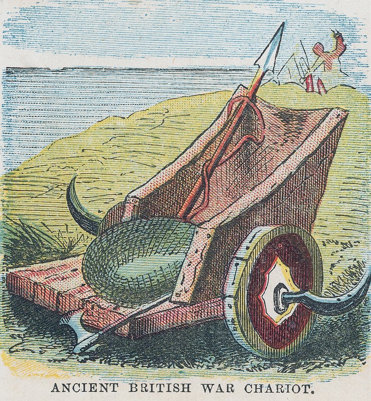 Antico carro da guerra britannico da English School
