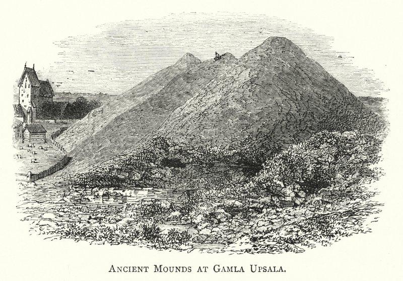 Antichi tumuli a Gamla Upsala da English School