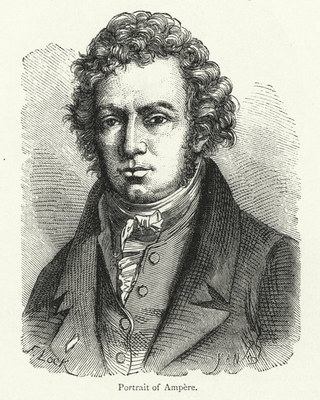 André-Marie Ampère, fisico francese e pioniere nel campo dell