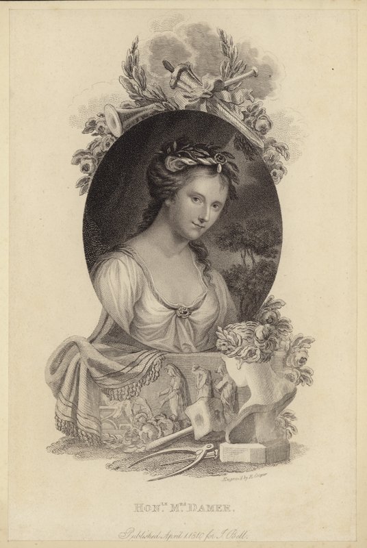 Anne Seymour Damer da English School