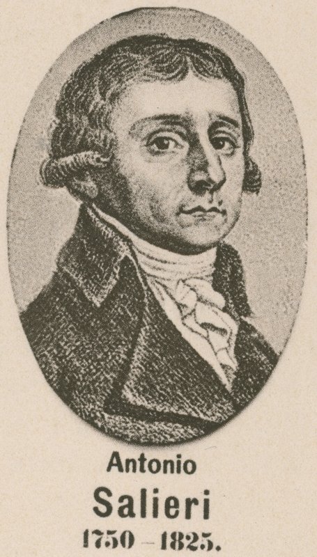 Antonio Salieri (incisione) da English School
