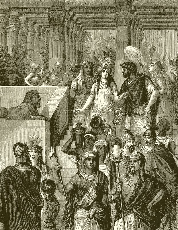 Antonio e Cleopatra in Egitto da English School