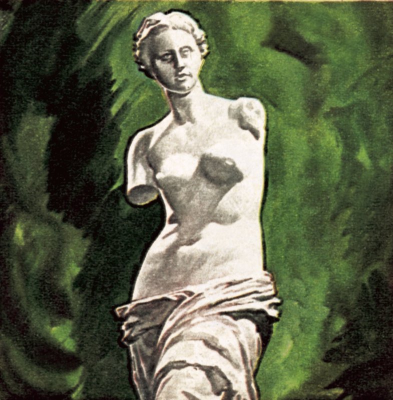 Afrodite di Milo, o Venere di Milo da English School