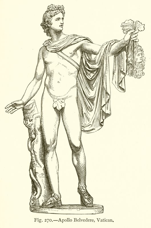 Apollo del Belvedere, Vaticano da English School