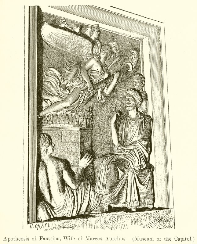 Apoteosi di Faustina, moglie di Marco Aurelio (Museo Capitolino) da English School