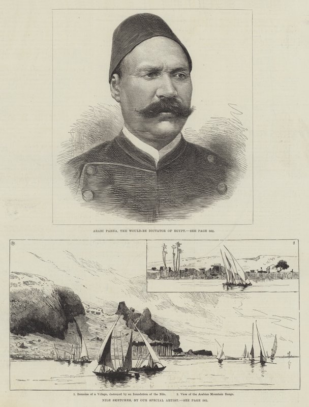 Arabi Pasha e schizzi dell