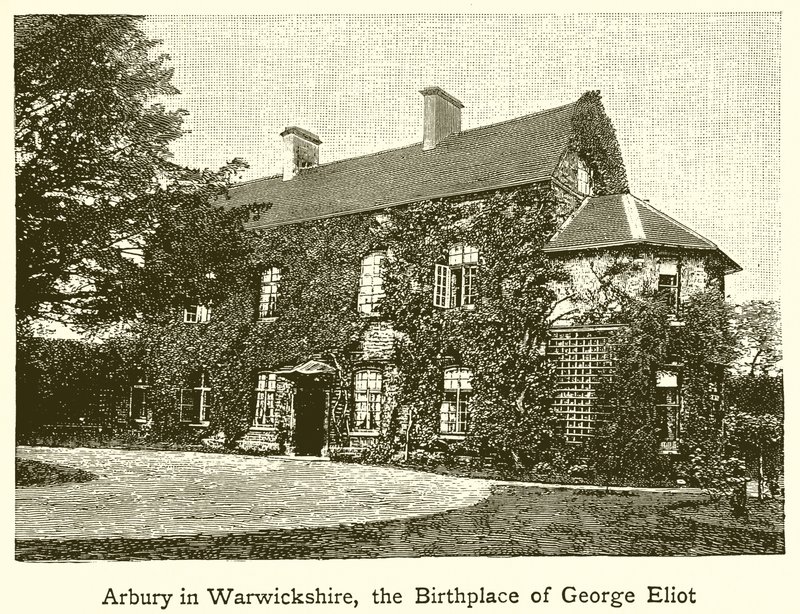 Arbury nel Warwickshire, luogo di nascita di George Eliot da English School
