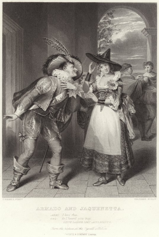 Armado e Jaquenetta, Pene d