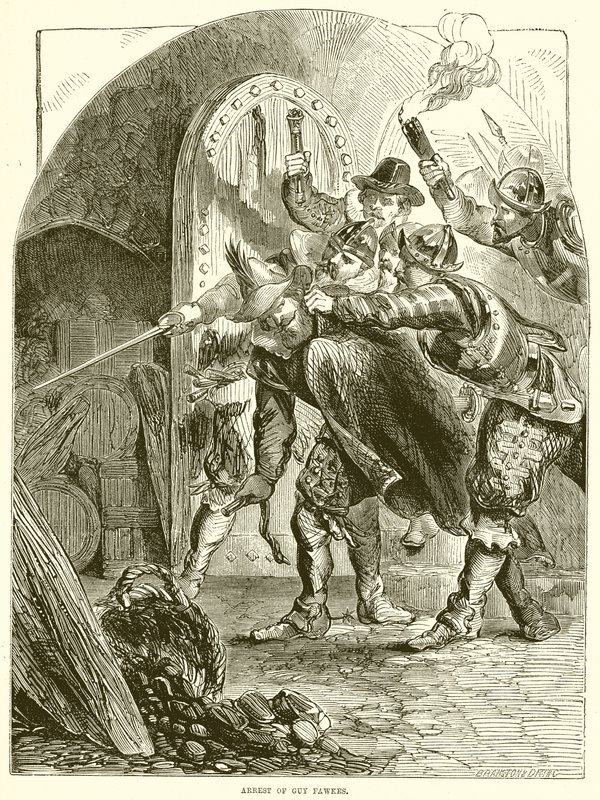 Arresto di Guy Fawkes da English School