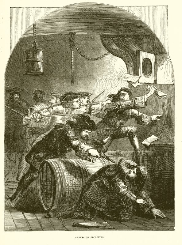 Arresto dei giacobiti da English School