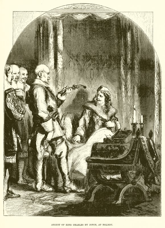 Arresto di Re Carlo da parte di Joyce a Holmby da English School