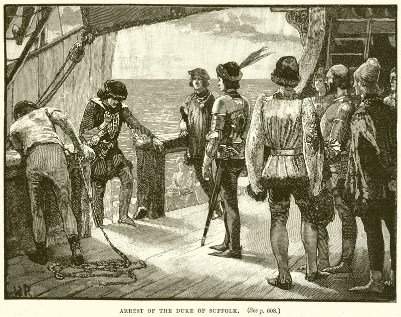 Arresto del duca di Suffolk da English School