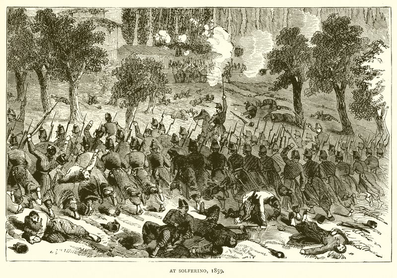 A Solferino, 1859 da English School