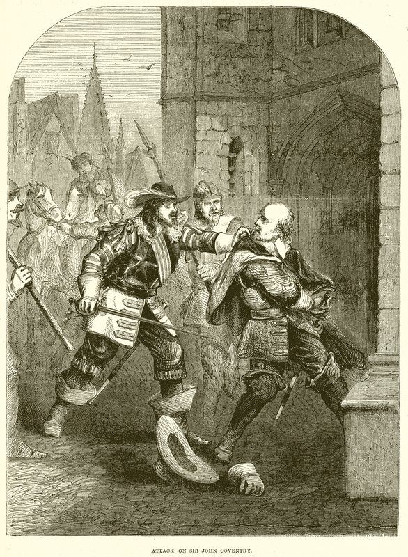 Attacco a Sir John Coventry da English School